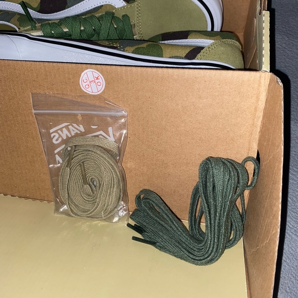 BAPE x Vans Green ABC Camo Old School - Picture 7 of 8